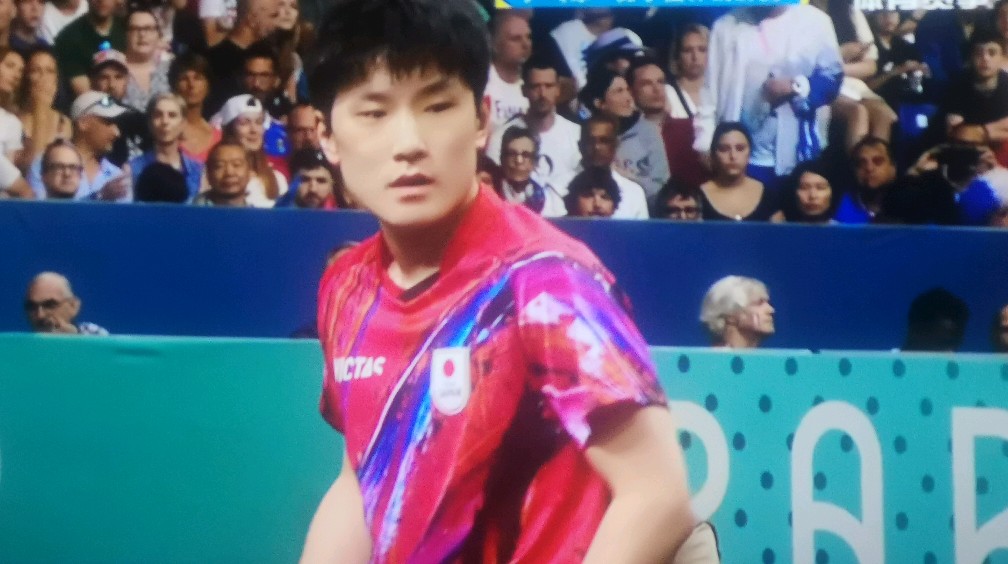 法国队轻取韩国队,张本智和统治全场 法国队轻取韩国队,张本智和统治全场